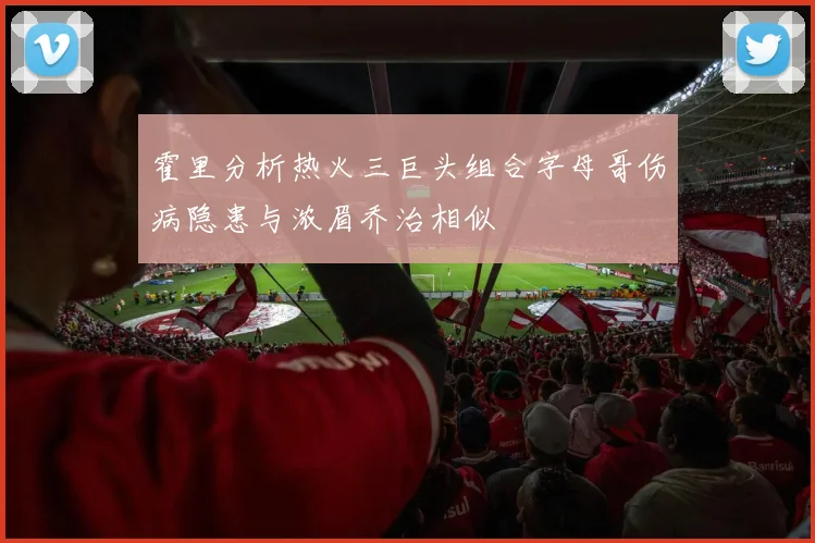 霍里分析热火三巨头组合字母哥伤病隐患与浓眉乔治相似